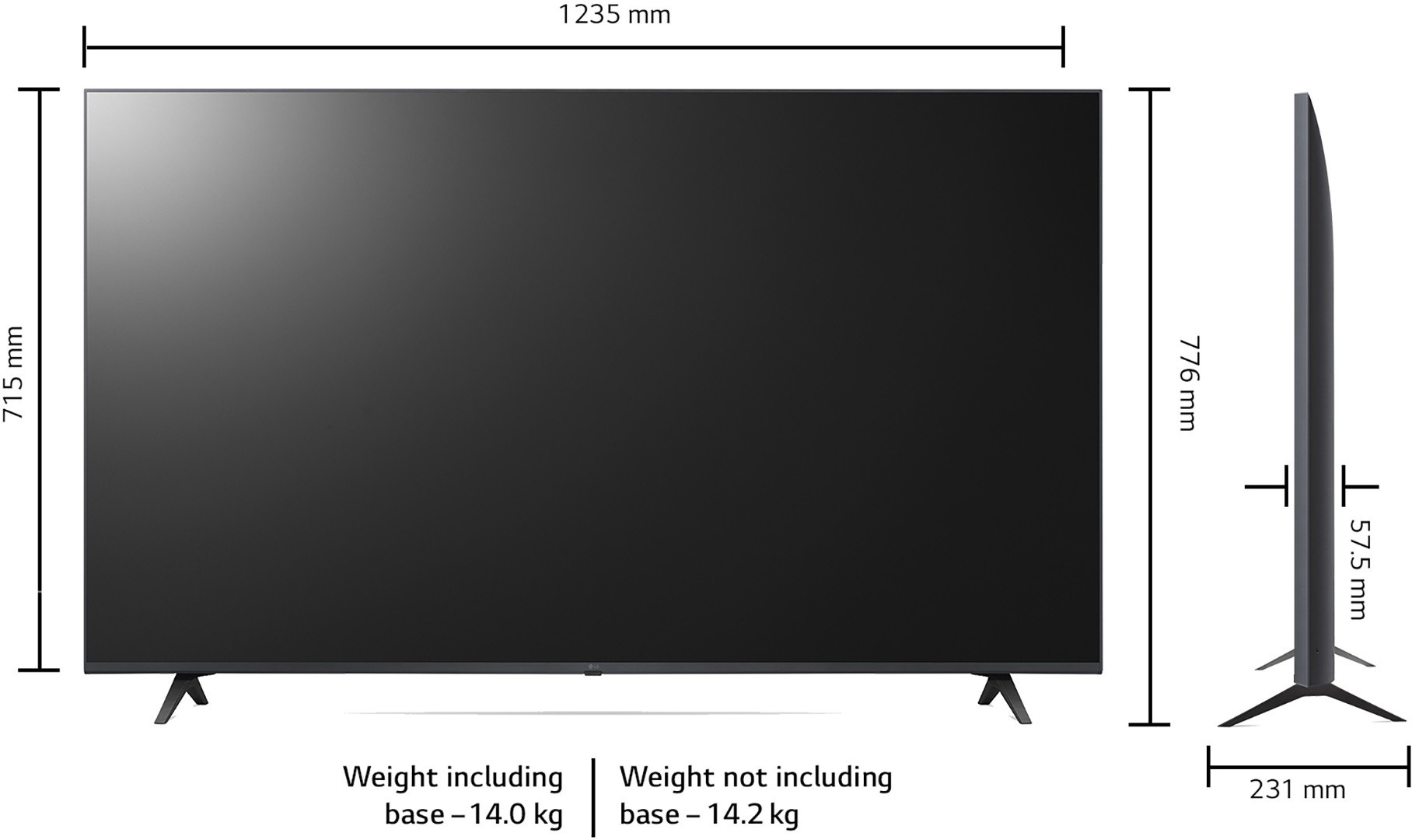 LG  UQ8020 (55 inch) Ultra HD (4K)LED (55UQ8020PSB)