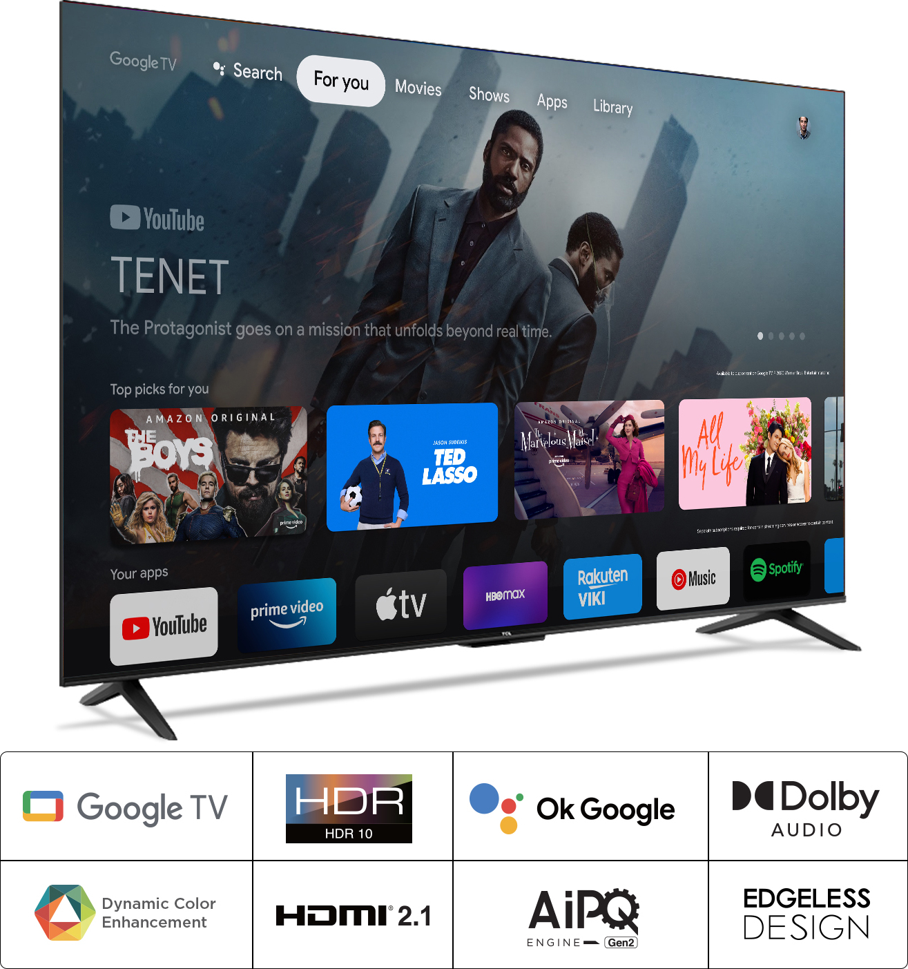 TCL  P635 (65 inch) Ultra HD (4K)A+ Grade UHD 10-bit DLED (65P635)