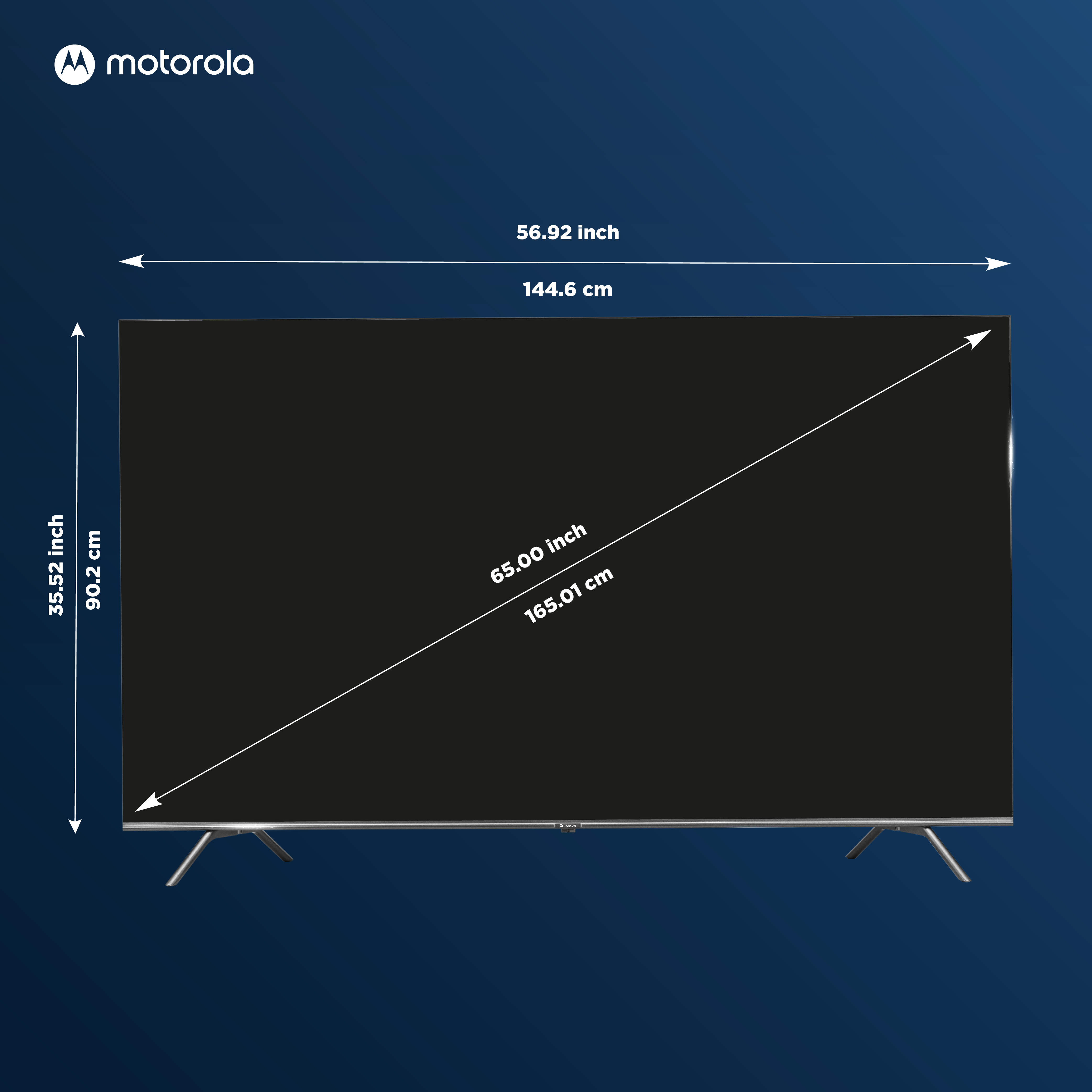 MOTOROLA  EnvisionX (65 inch) Ultra HD (4K) (65UHDGQMWS5Q)