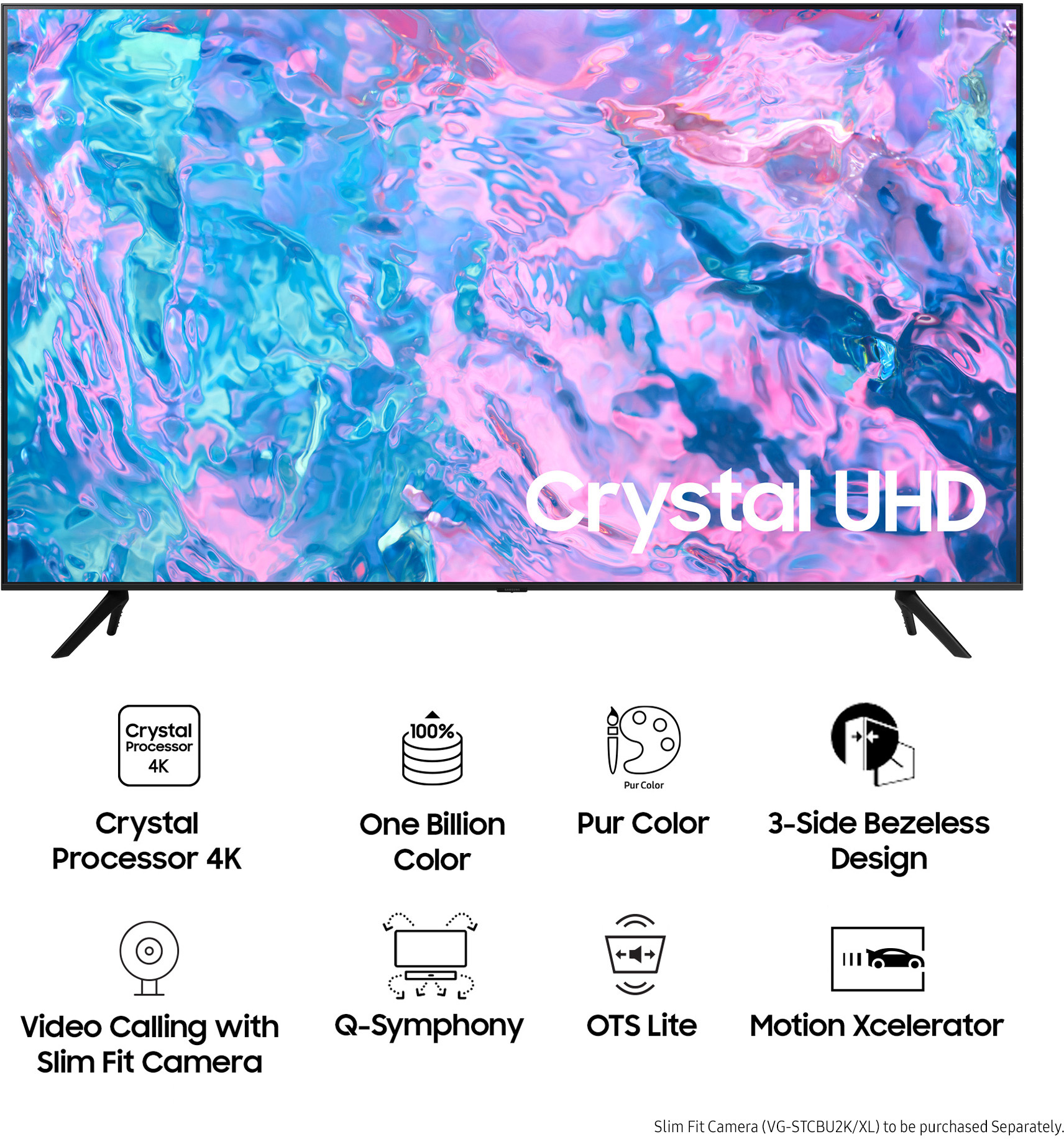 SAMSUNG Crystal 4K iSmart Series (55 inch) Ultra HD (4K) (UA55CUE60AKLXL) SAMSUNG Crystal 4K iSmart Series (55 inch) Ultra HD (4K) (UA55CUE60AKLXL)