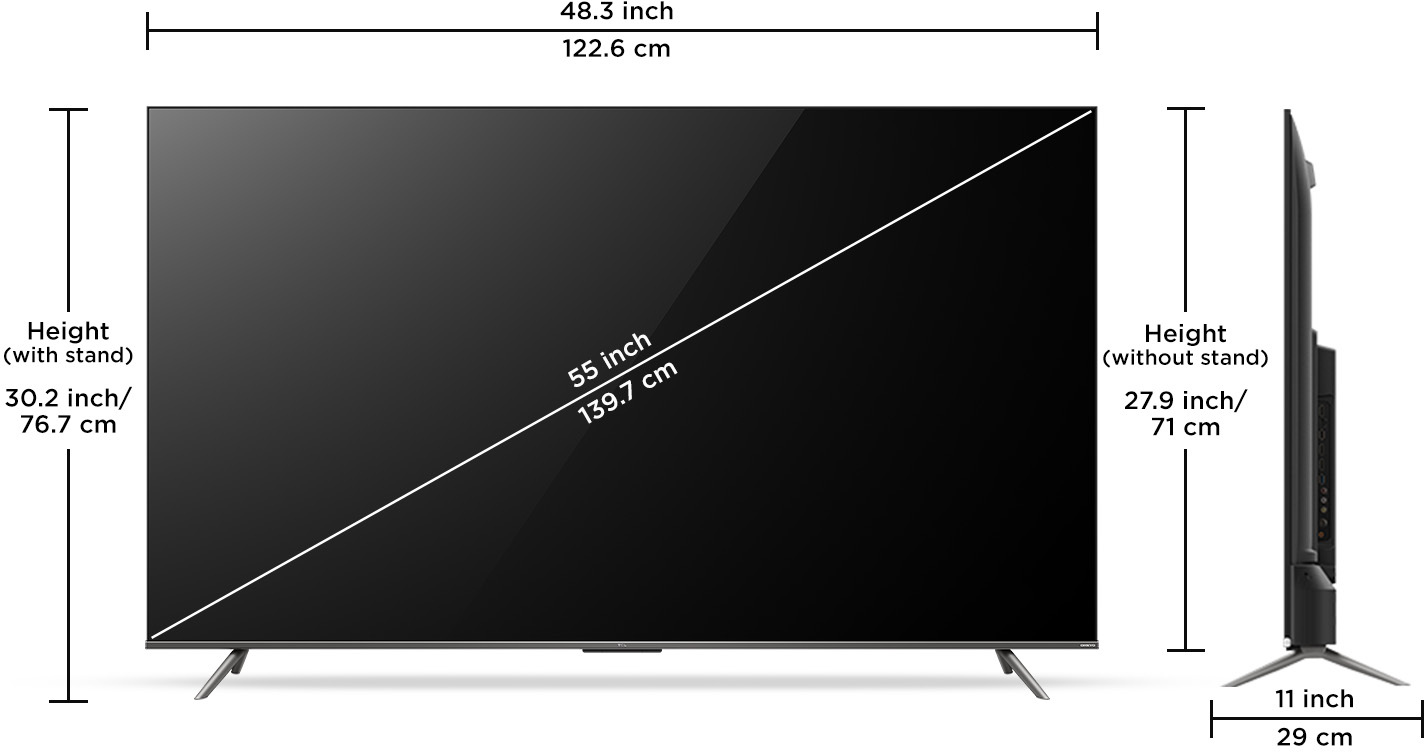 TCL   (55 inch) Ultra HD (4K) (55C635)