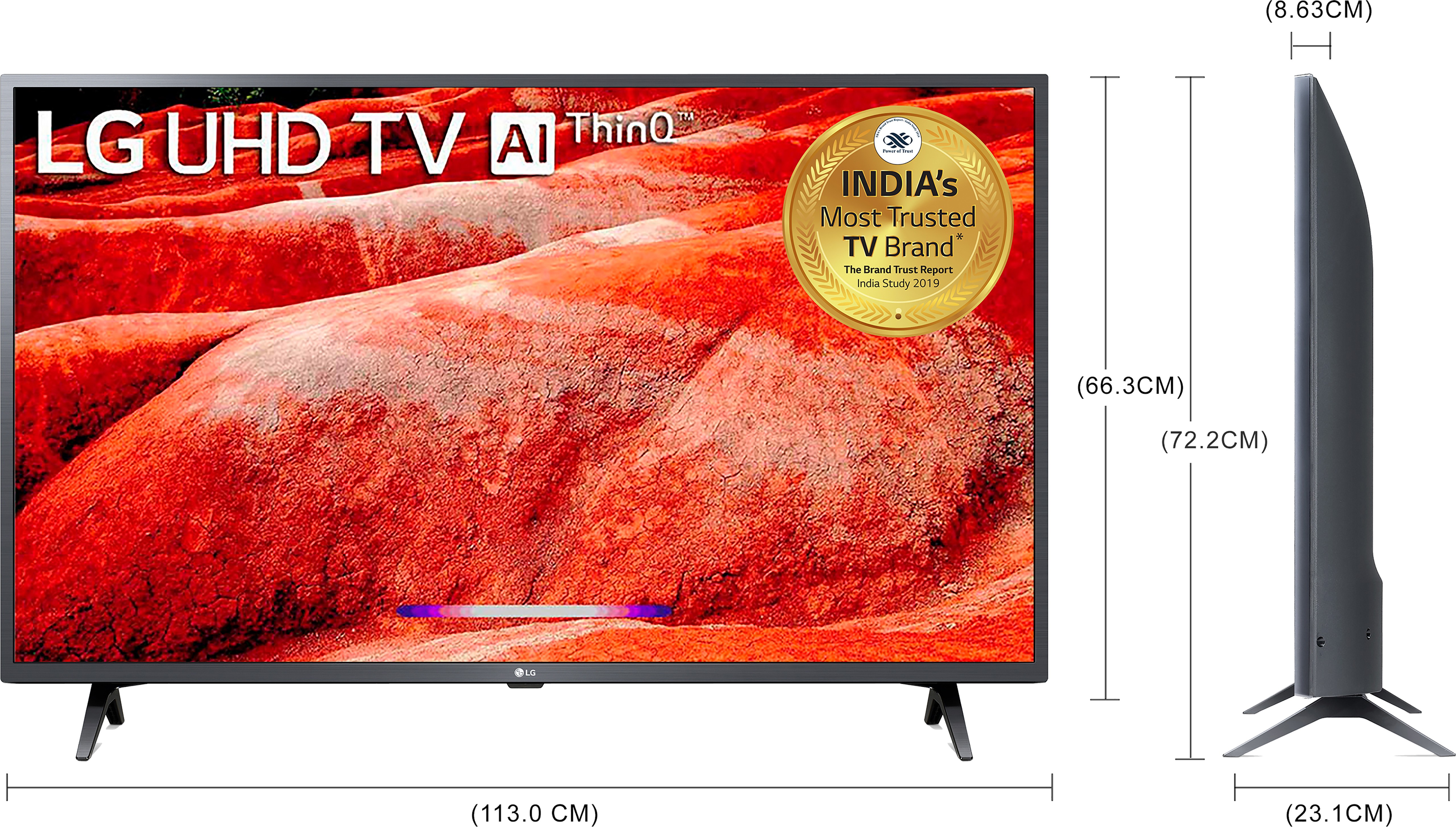 LG   (50 inch) Ultra HD (4K) (50UM7700PTA)