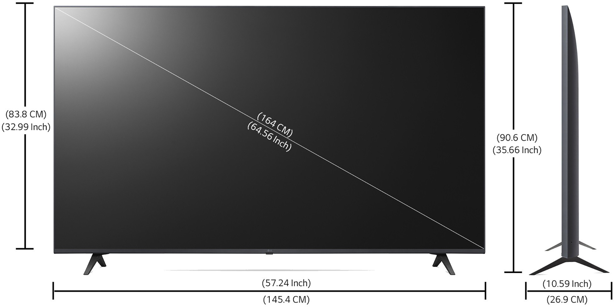 LG  UQ8020 (65 inch) Ultra HD (4K) (65UQ8020PSB)