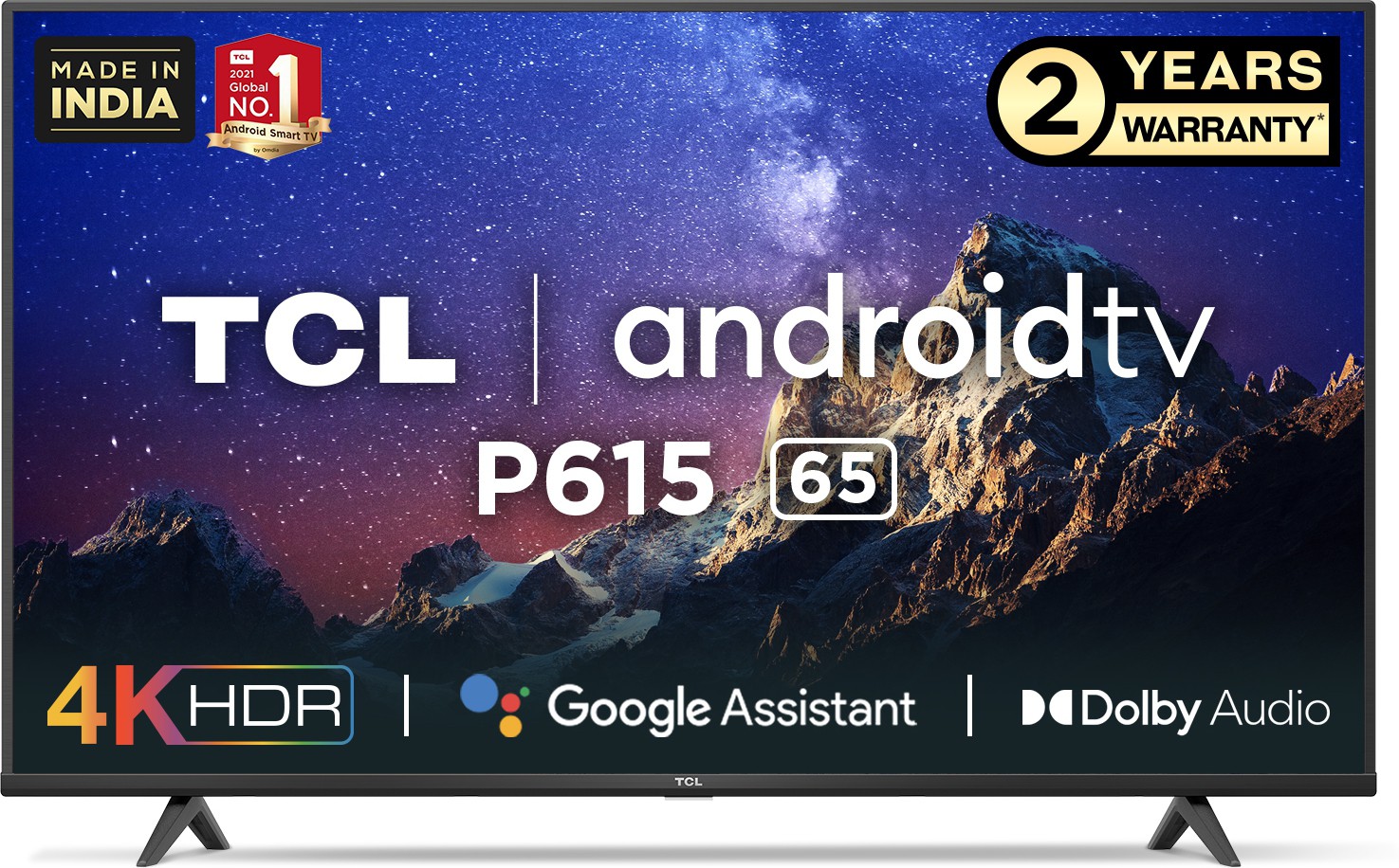TCL  P615 (65 inch) Ultra HD (4K)A+ Grade (65P615)