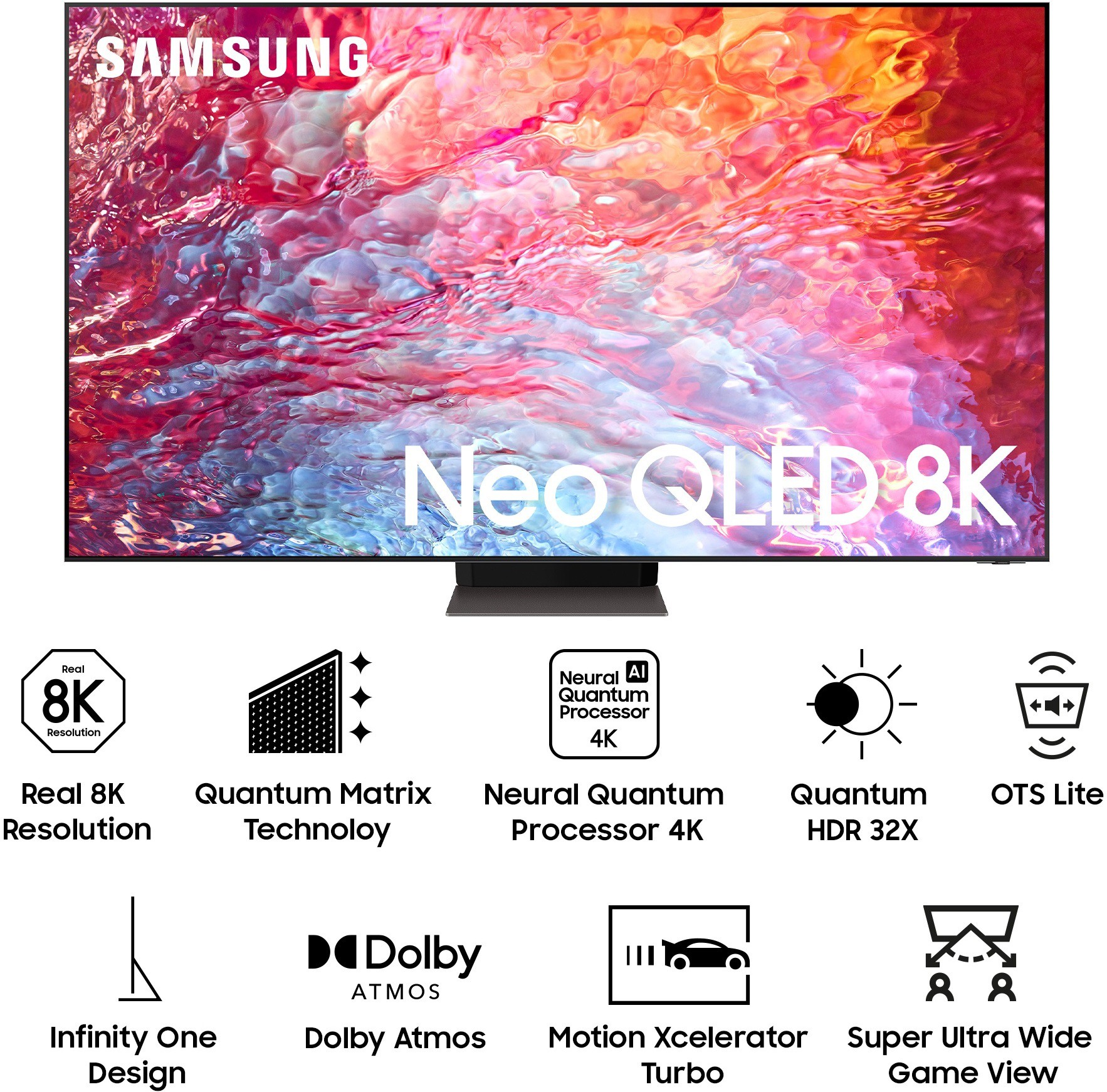 SAMSUNG  QN700BK (65 inch) Ultra HD (8K) (QA65QN700BKXXL)