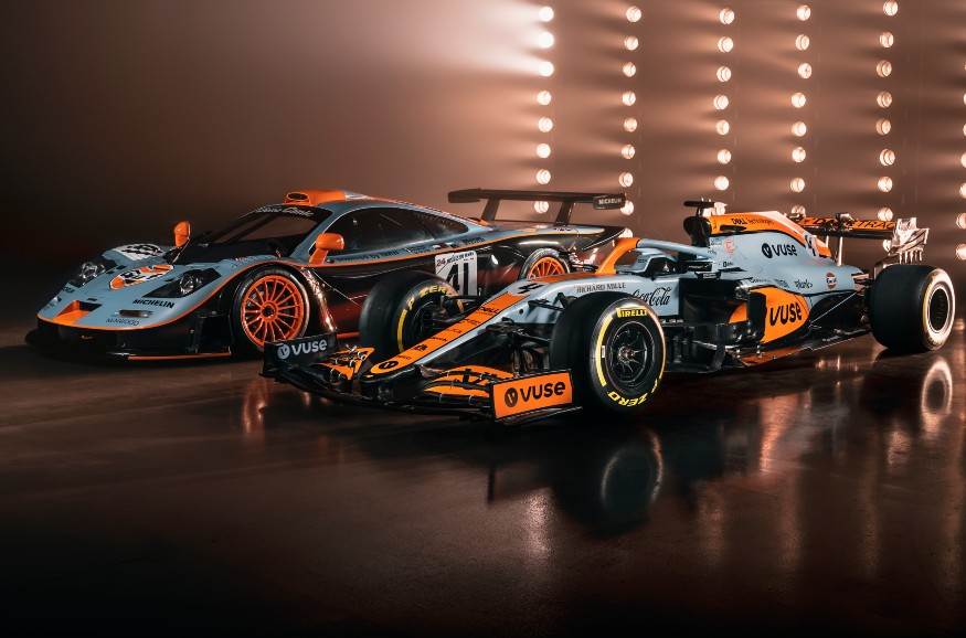 Mclaren To Run One Off Gulf Oil Livery At 21 Monaco Gp Autocar India