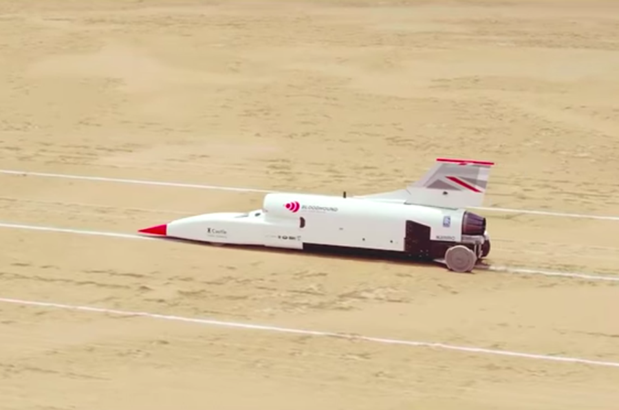 Bloodhound Land Speed Record Car Passes 800kph Mark Autocar India