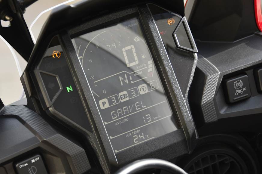 Honda Africa Twin DCT instrument cluster