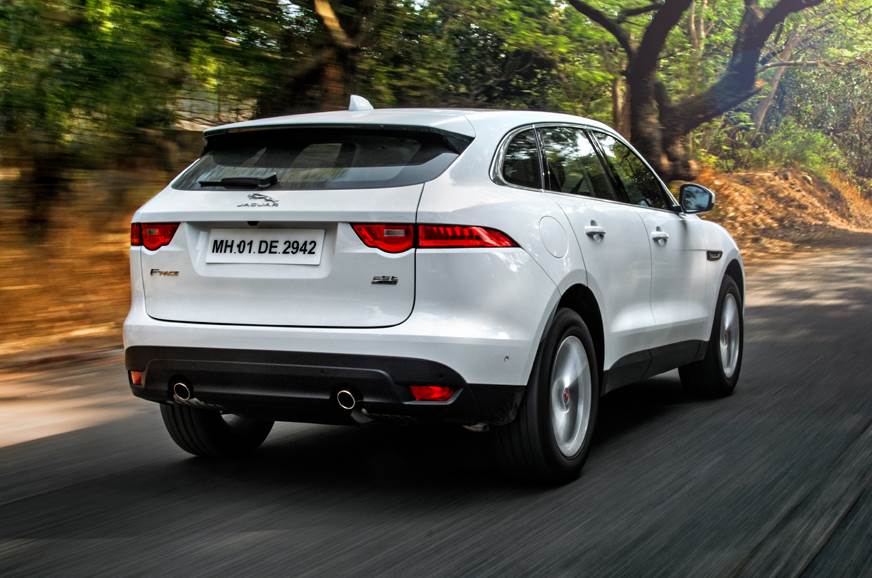 Jaguar F-Pace petrol rear action