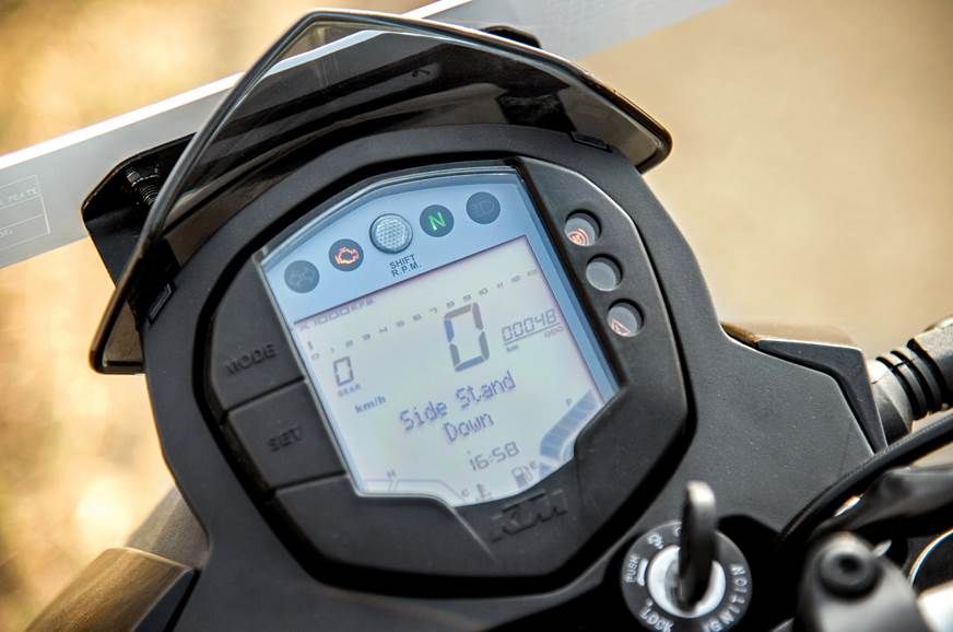 ktm duke 125 indicators