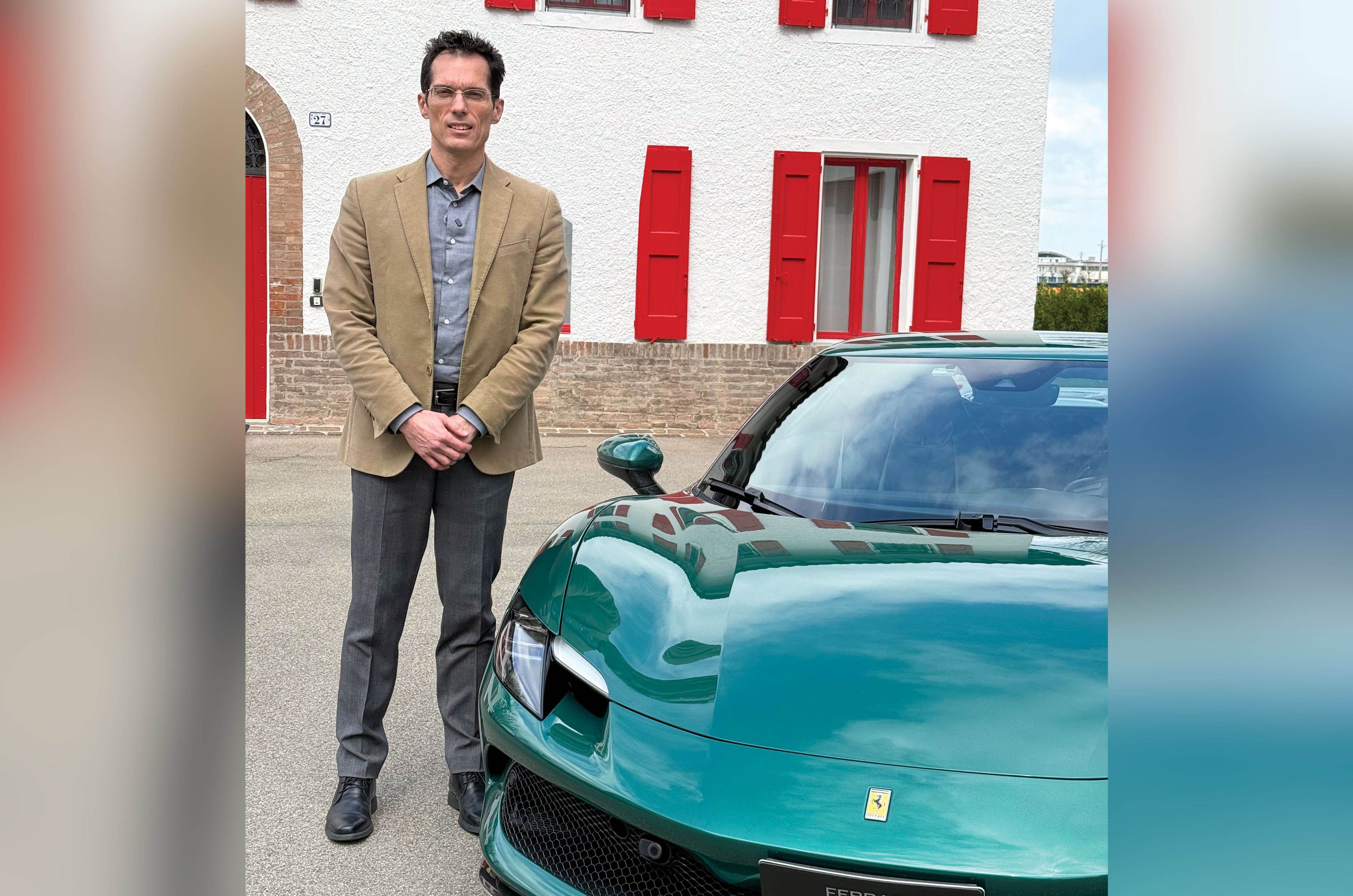Andrea Scioletti head of Ferrari Pre Owned.