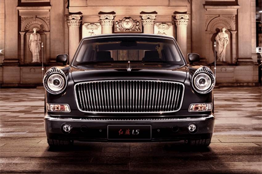 Hongqi L5 civilian spec front head on