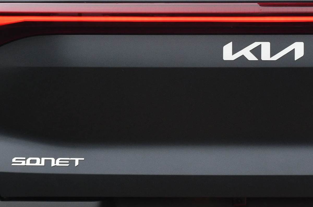 Kia Sonet rear badge