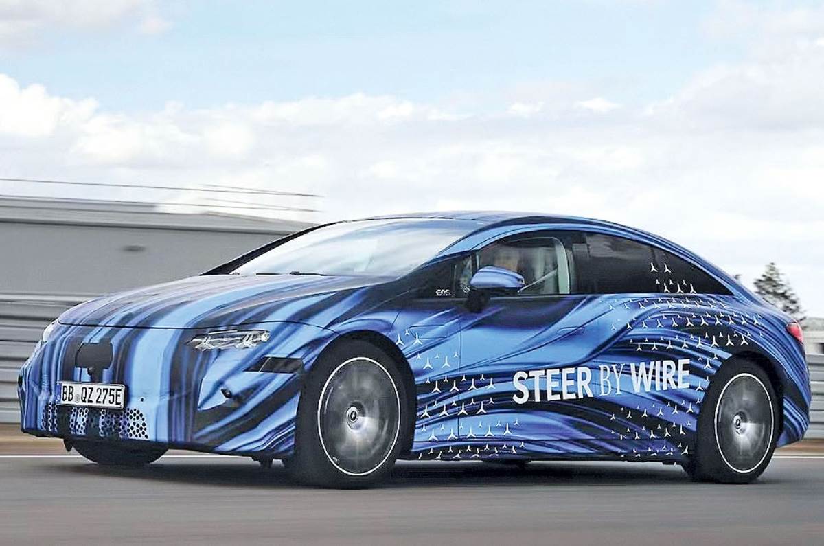 Mercedes testing its steer by wire technology