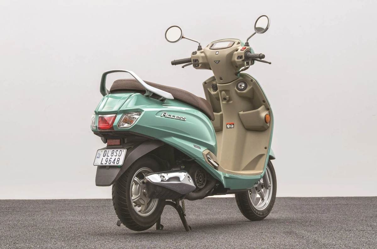 Suzuki Access rear right image in studio