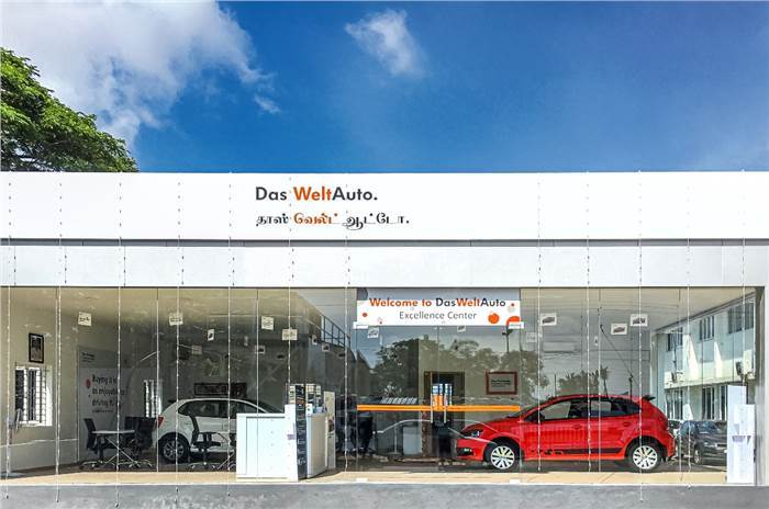 Volkswagen used car showroom