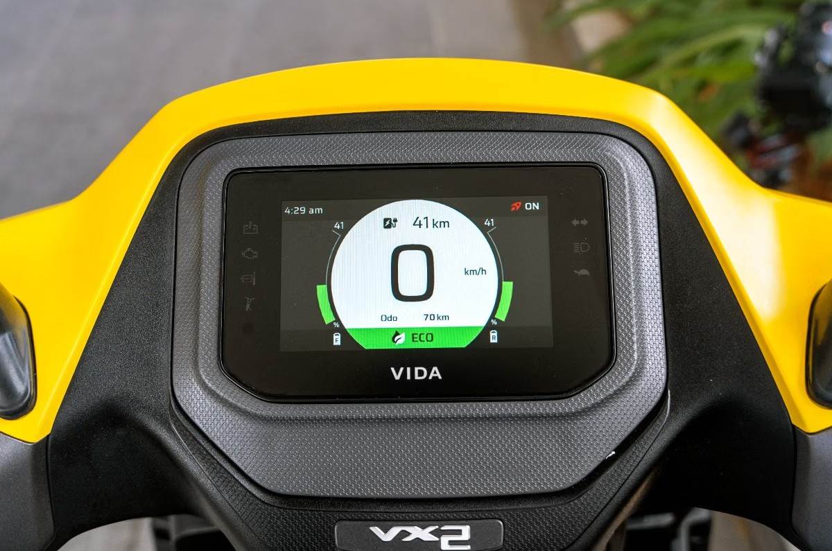 Vida VX2 TFT display