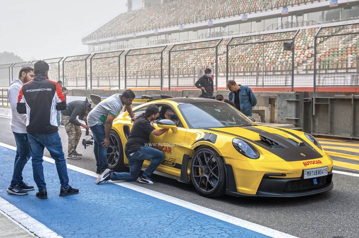 Porsche 911 GT3 RS and Taycan Turbo S set new lap records at Buddh  International Circuit - Porsche Newsroom