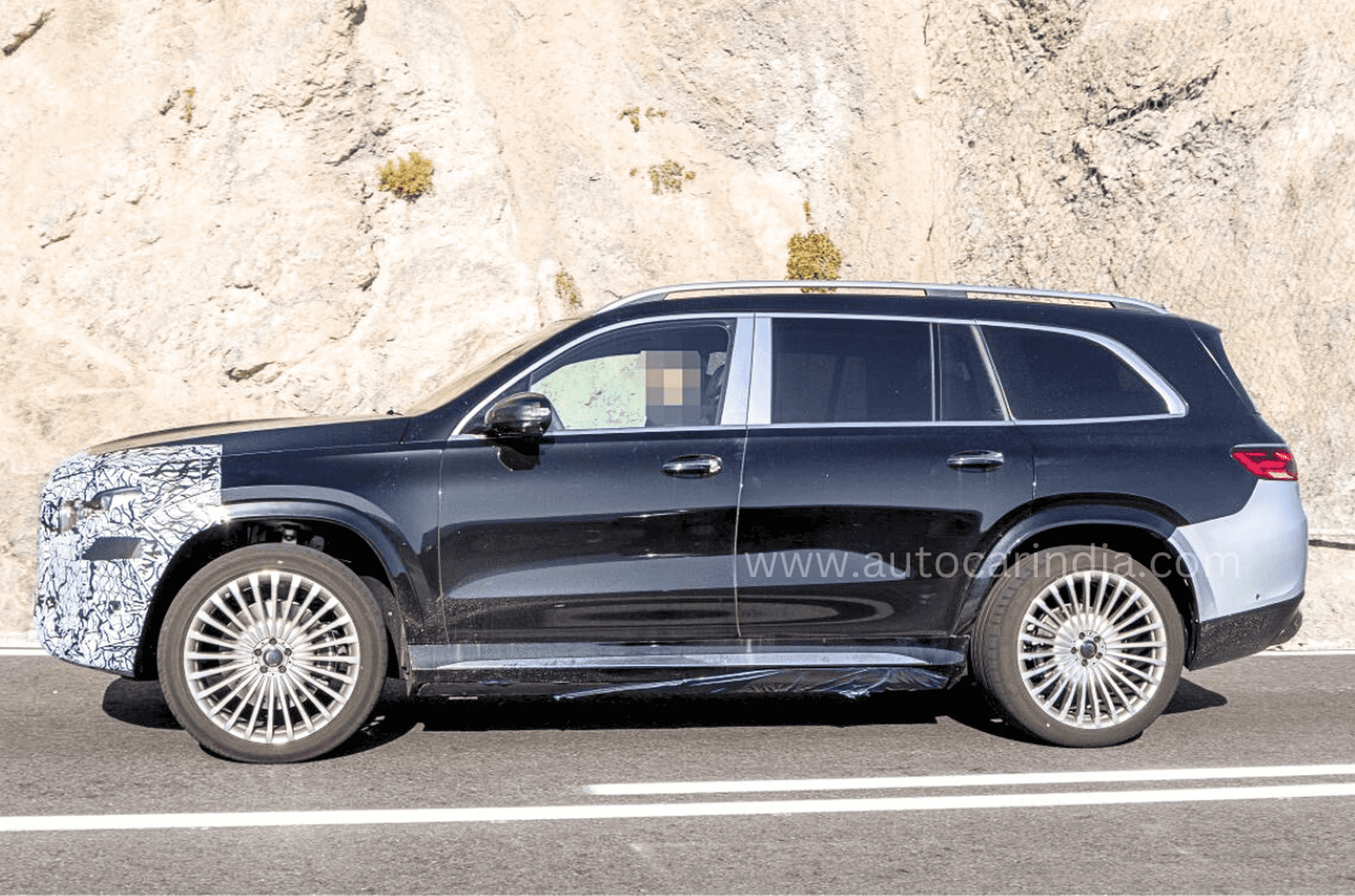 Mercedes-Maybach GLS spied