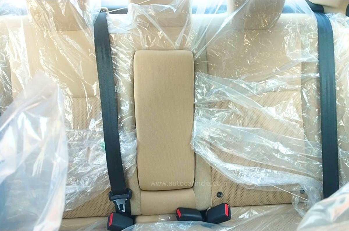 2025 Honda Amaze rear seat