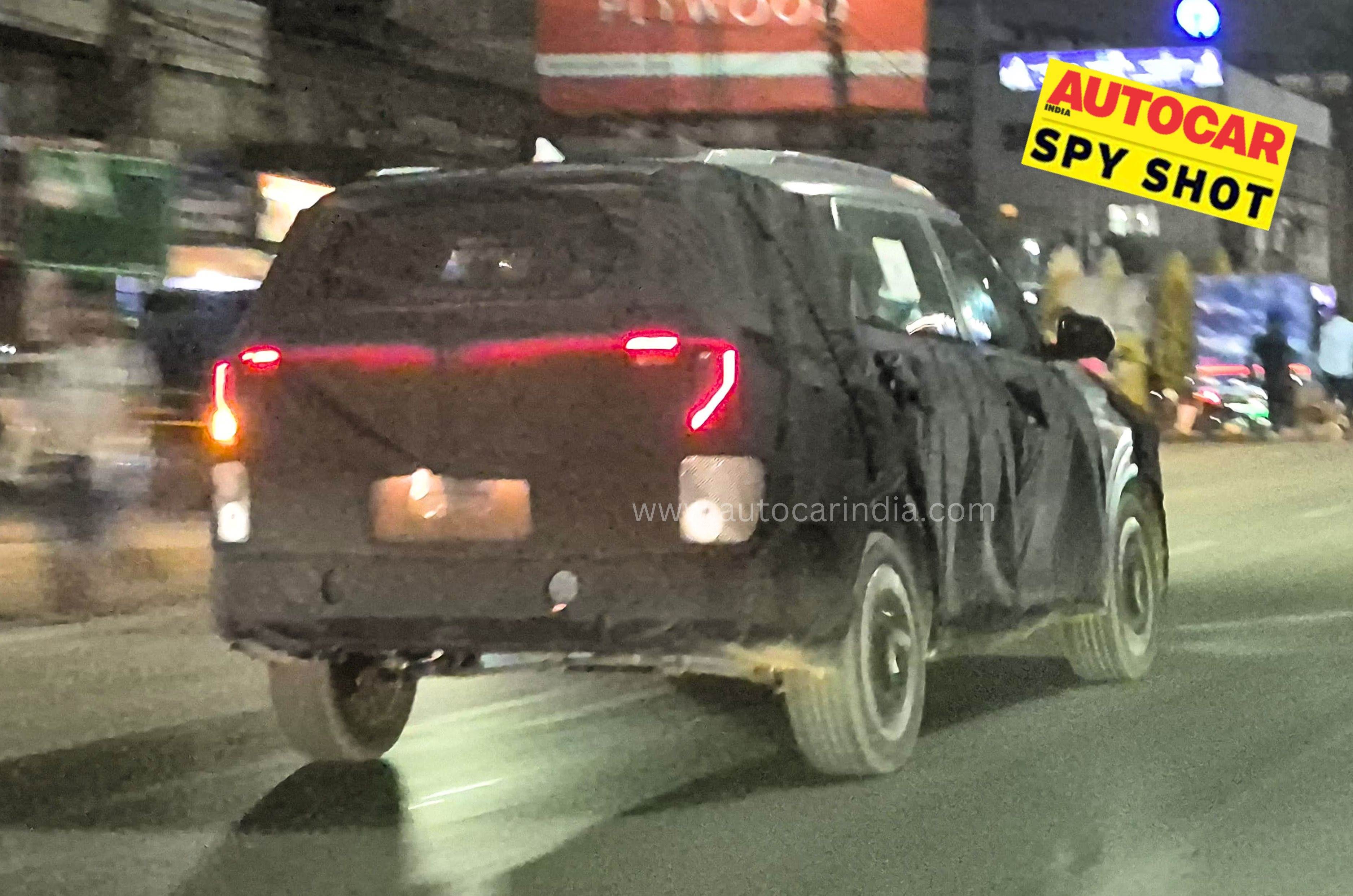 Kia Carens EV spied