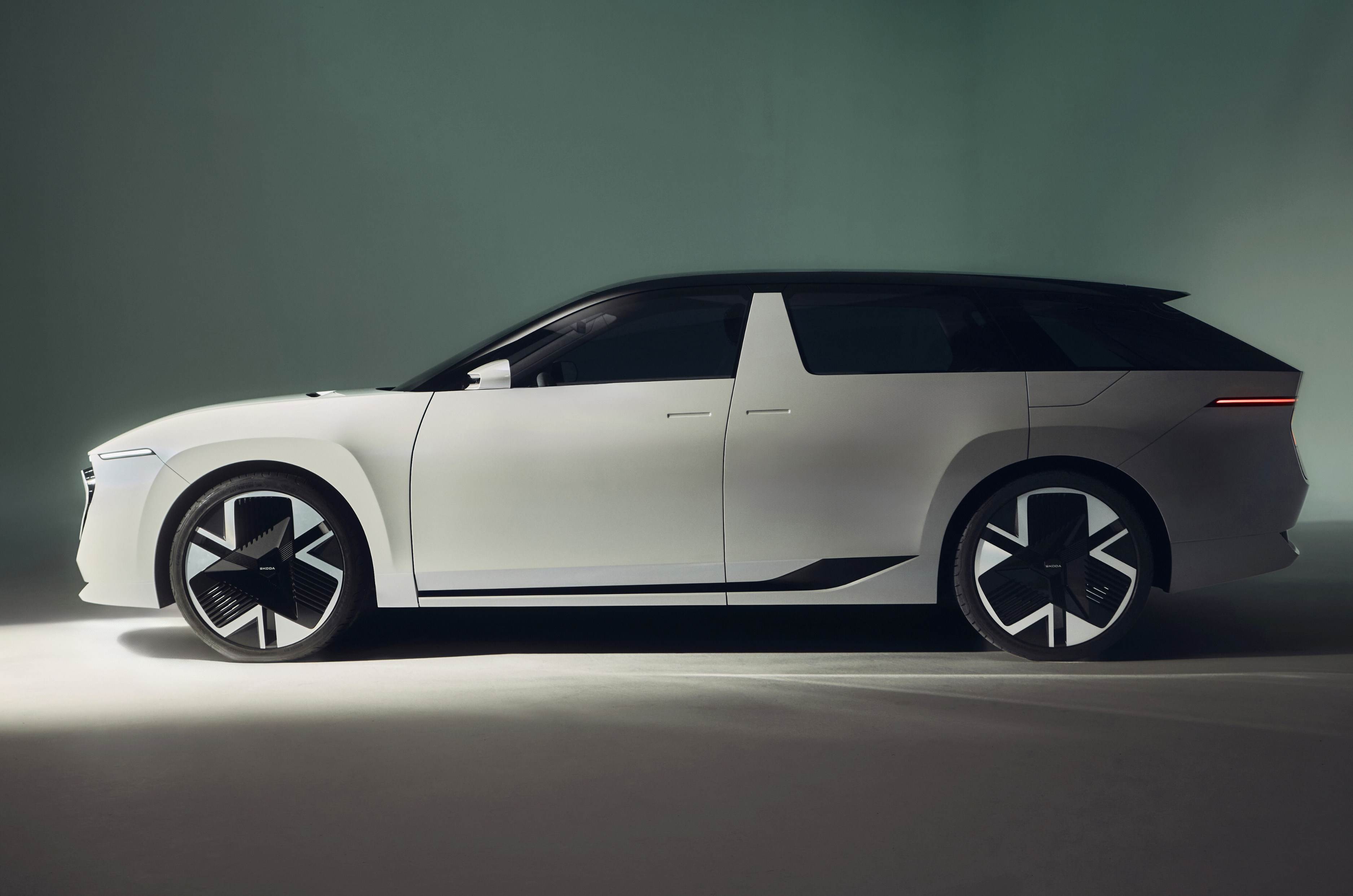 Skoda Vision O concept side profile