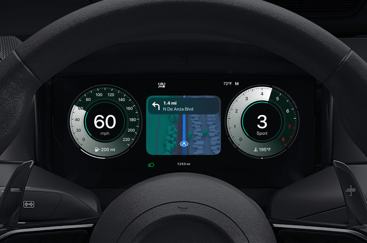 Apple CarPlay Ultra instrument cluster