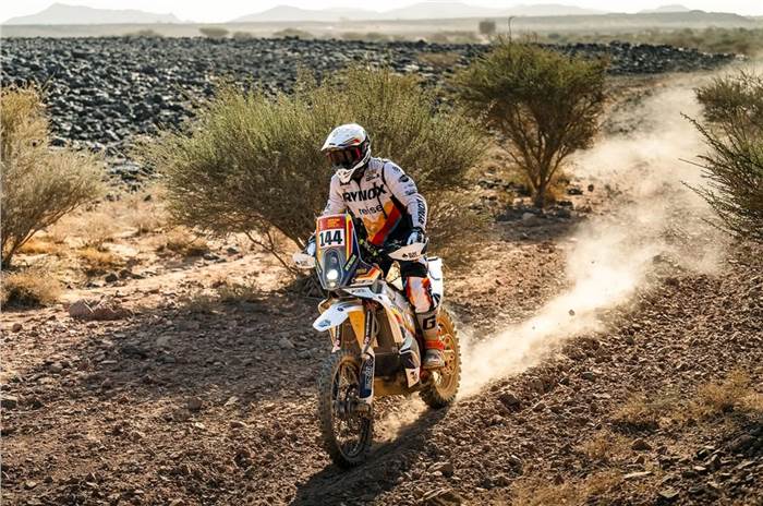 Hero MotoSports in Dakar top 3, Dakar 2025 results, Ashish Raorane out
