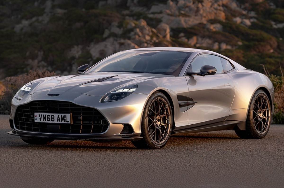 Aston Martin Vanquish front silver