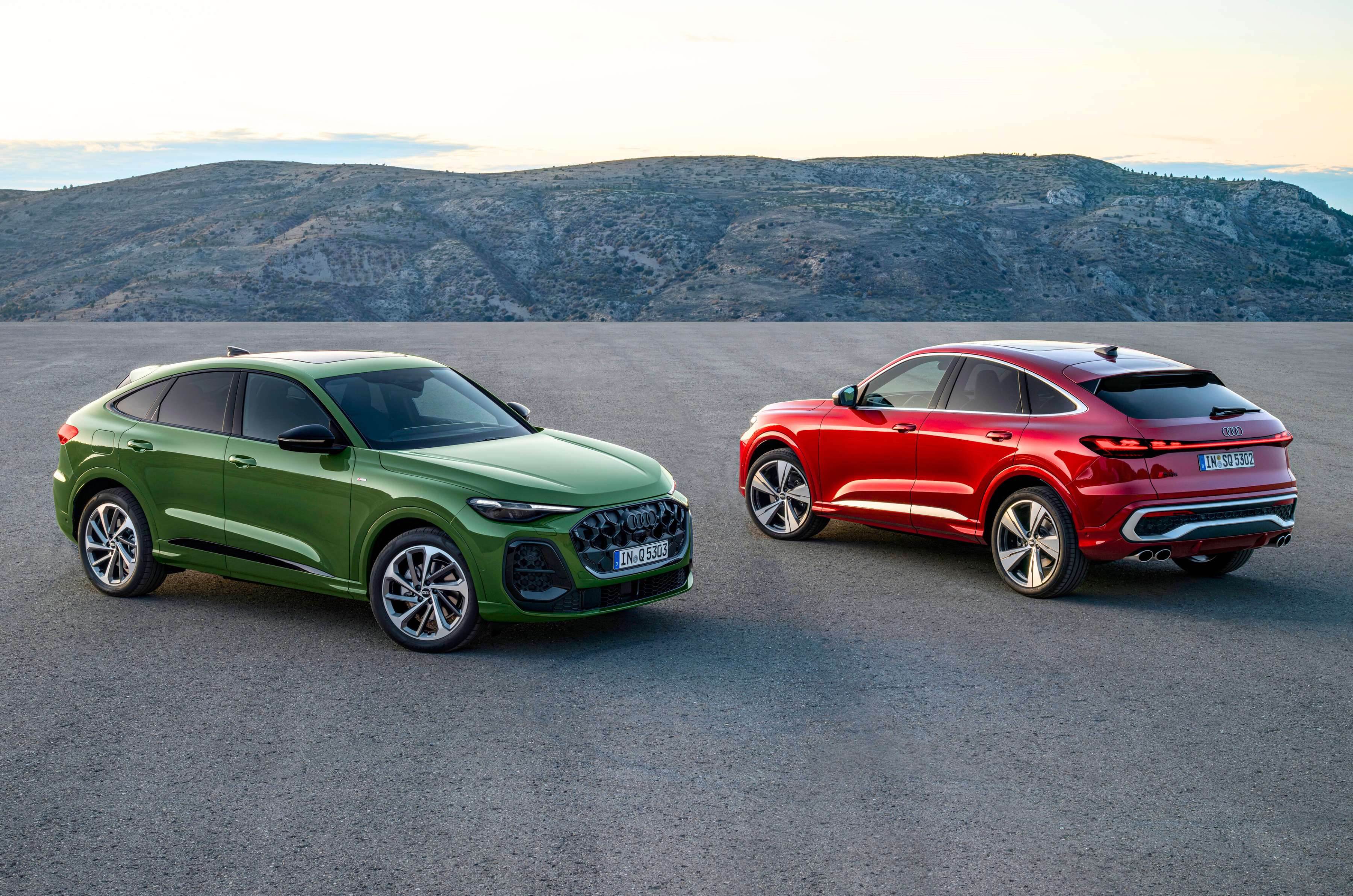 2025 Audi Q5 Sportback front and rear