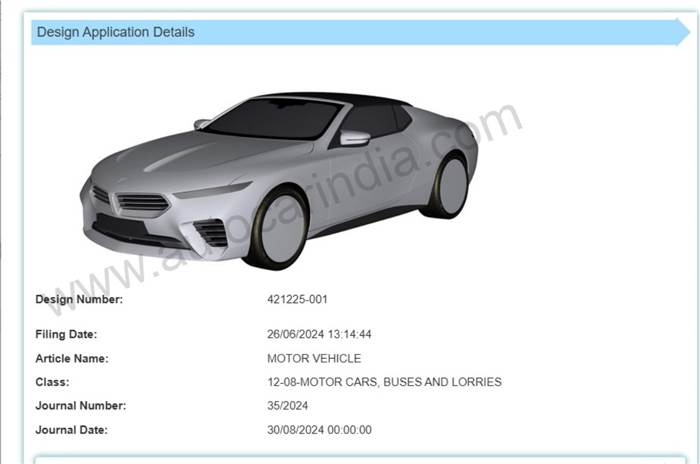 BMW Skytop design patent