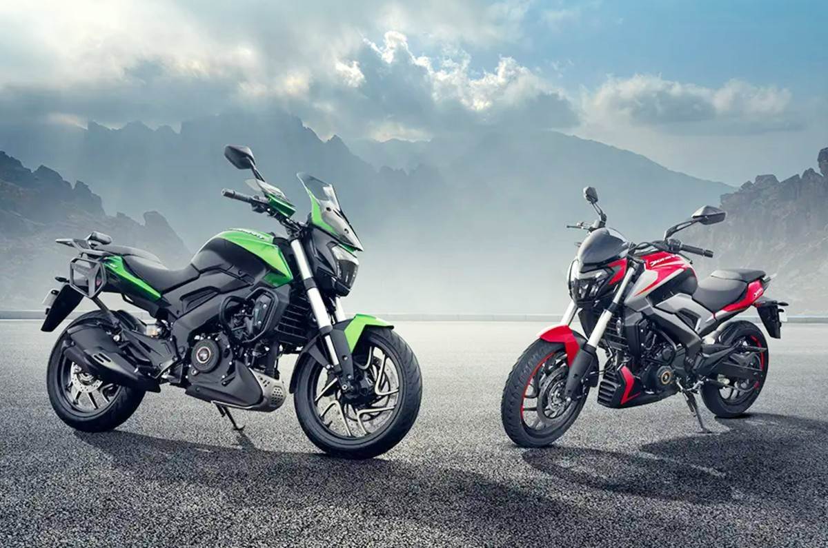 Bajaj Dominar 400 and 250 static image