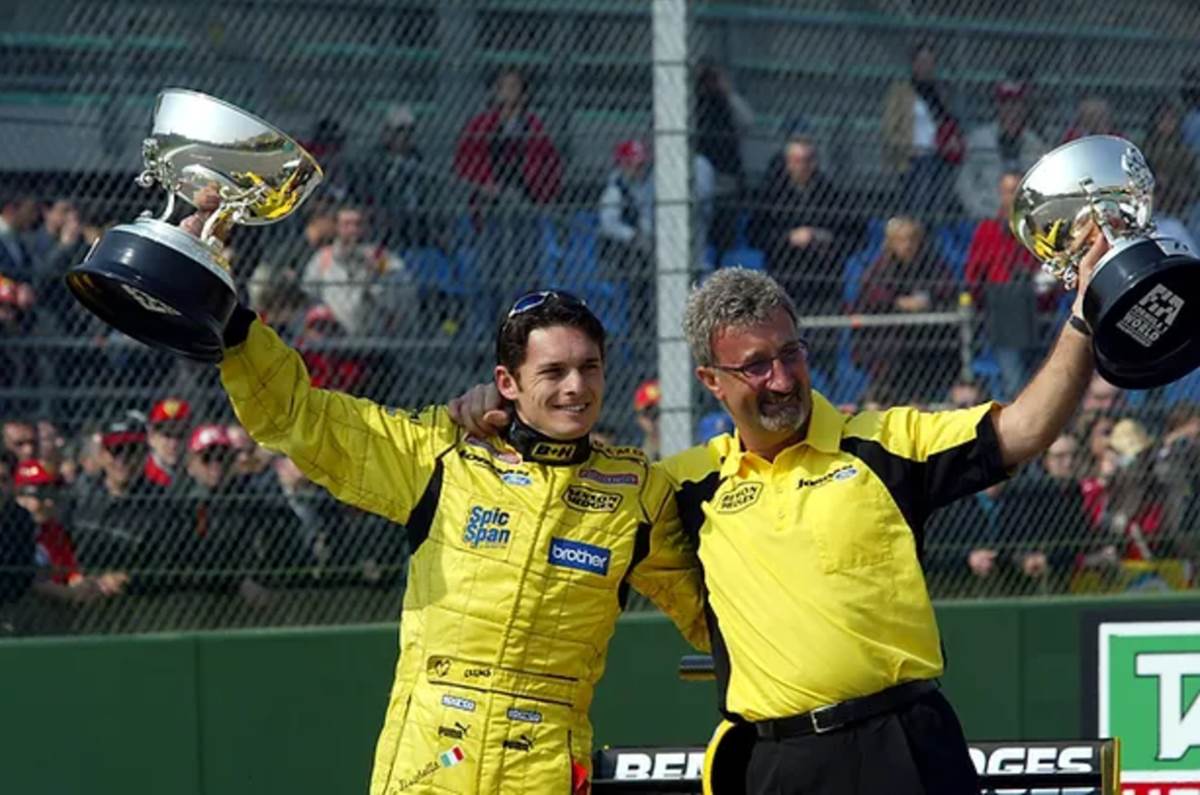 Eddie Jordan and Giancarlo Fisichella