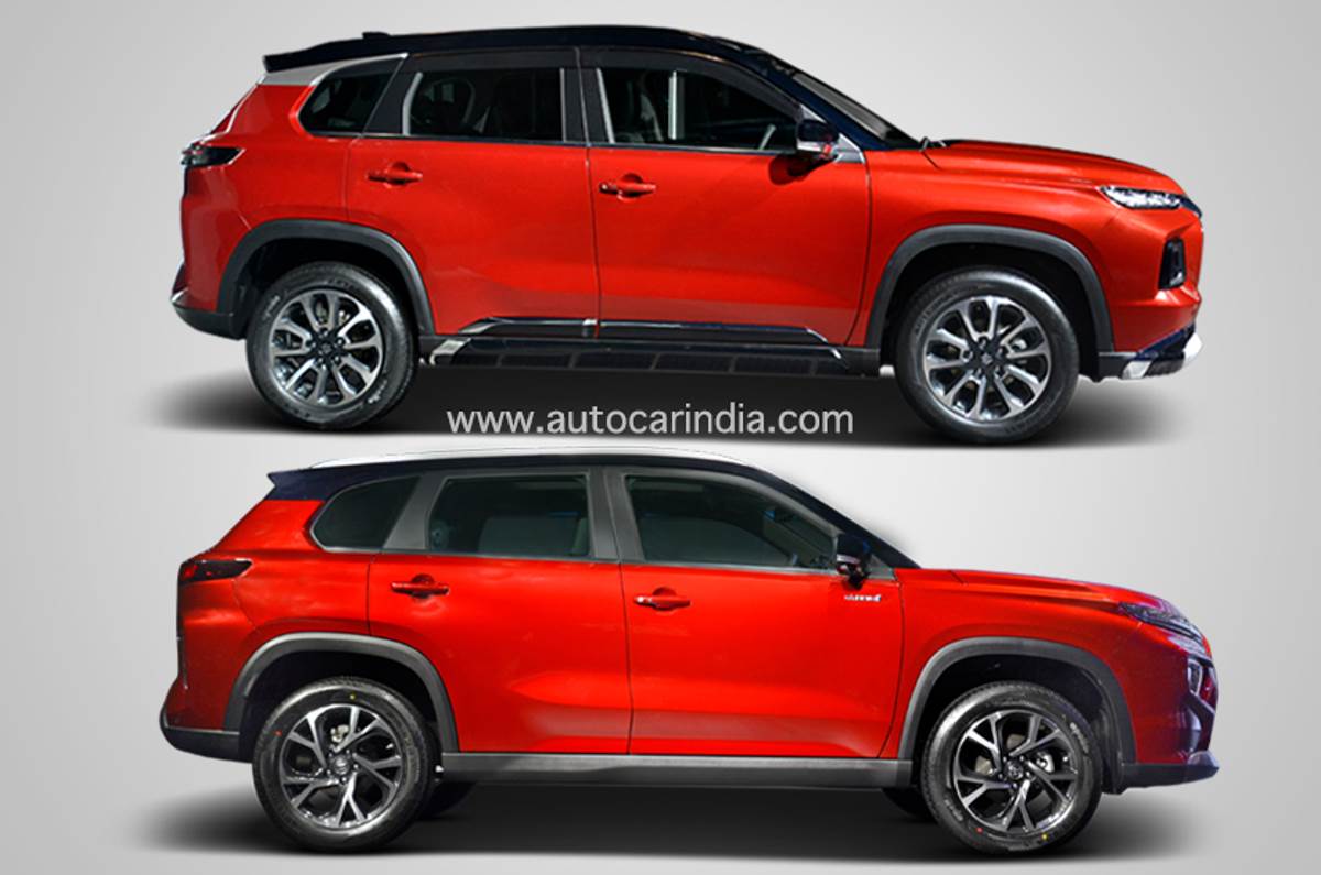 Maruti Suzuki Grand Vitara vs Toyota Hyryder: similarities and ...