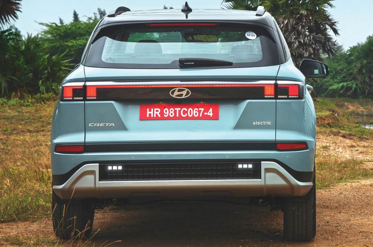 Hyundai Creta Electric rear static