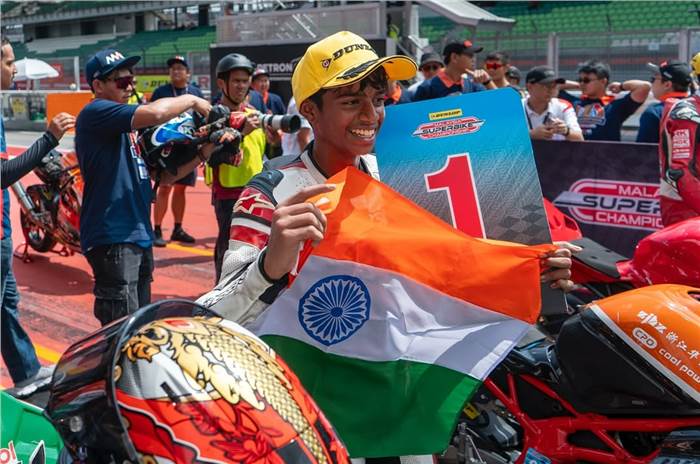 KR Kabilesh Malaysia Superbike Championship win