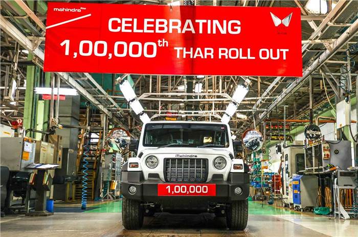 Mahindra Thar Roxx sales and Thar 3 door production and demand