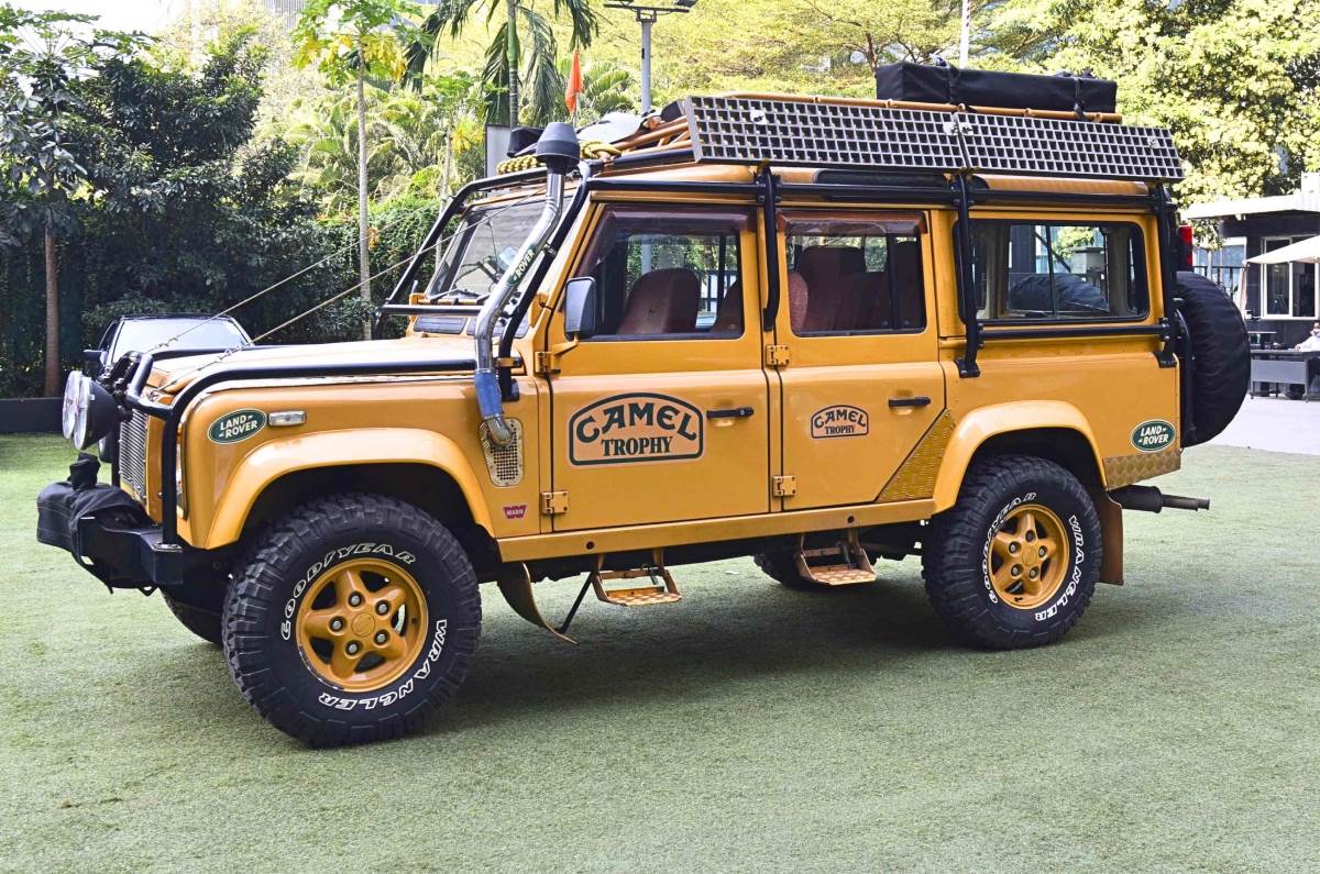 Modern Classic Rally 2023 Mumbai Land Rover Defender Camel Trophy