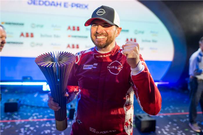 2025 Formula E Jeddah E-Prix winner Oliver Rowland