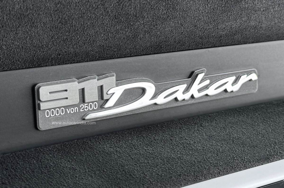 Porsche 911 Dakar badge