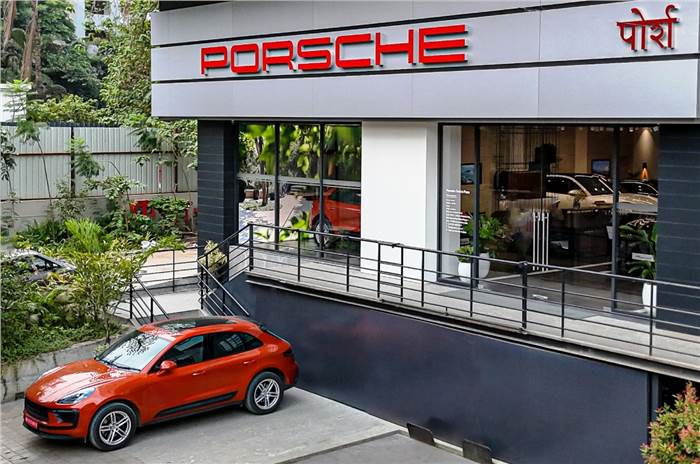 Porsche India showroom Macan