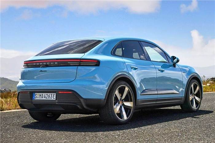 Porsche Macan EV rear