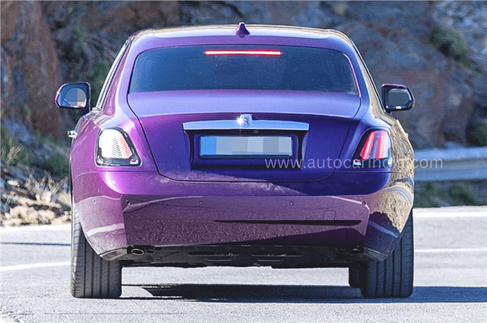 Rolls-Royce Ghost facelift spied