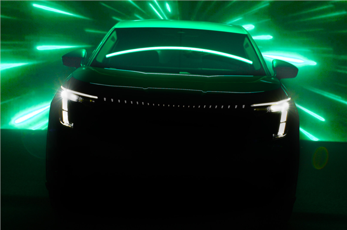 Skoda Vision 7S teaser
