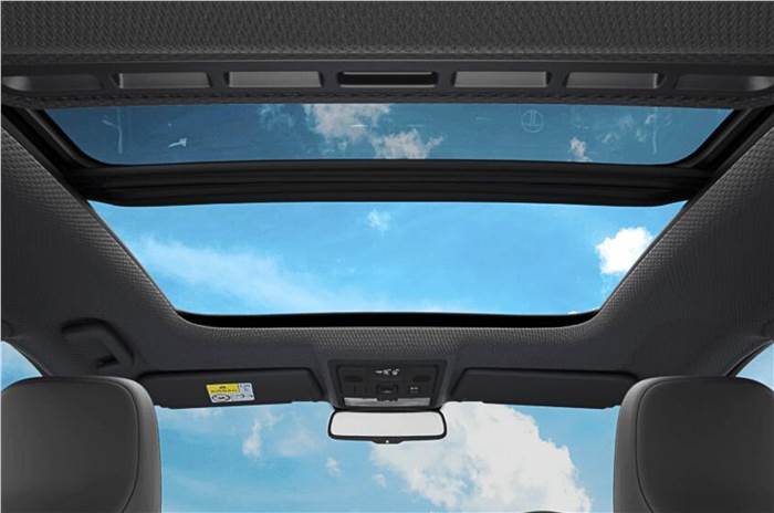 Tata Nexon panoramic sunroof