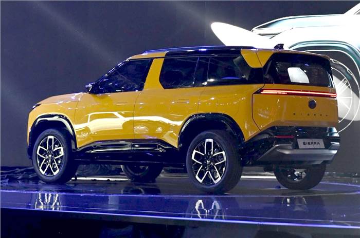 Tata Sierra Auto Expo 2025 rear