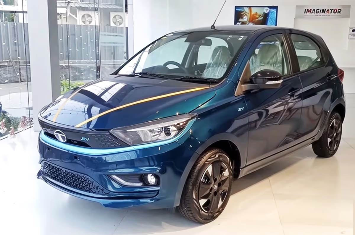 Tata Tiago EV showroom