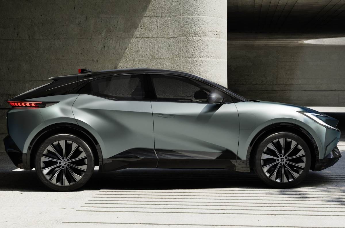 2022 Toyota bZ Compact SUV Concept side