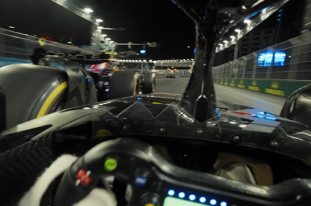 F1 movie action