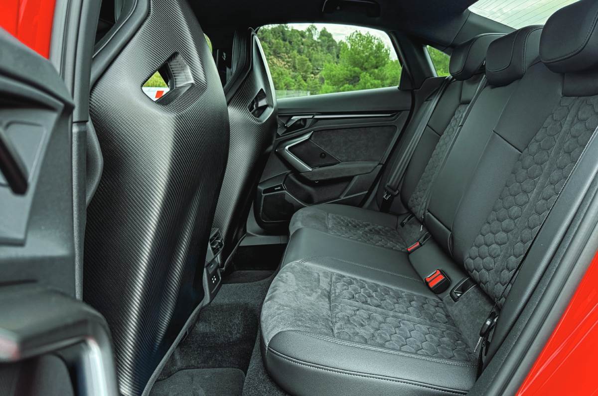 2025 Audi RS 3 rear seats